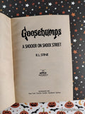 Vintage 1995 A Shocker on Shock Street Goosebumps #35 Softcover