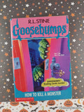 Vintage 1996 1st Printing How to Kill a Monster Goosebumps #46 Softcover