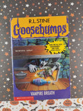 Vintage 1996 1st Printing Vampire Breath Goosebumps #49 Softcover