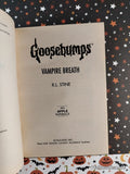 Vintage 1996 1st Printing Vampire Breath Goosebumps #49 Softcover