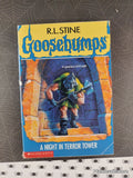 Vintage 1995 A Night in Terror Tower Goosebumps #27 Softcover