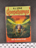Vintage 1994 Why I'm Afraid of Bees Goosebumps #17 Softcover