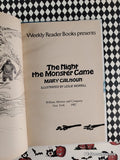 Vintage 1982 The Night the Monster Came by Mary Calhoun Weekly Reader Hardcover