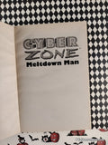 Vintage 1997 1st Printing Cyber Zone: Meltdown Man by S.F. Black Softcover