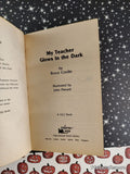 Vintage 1991 1st Printing My Teacher Glows in the Dark by Bruce Coville Softcover