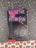 Vintage 1992 Hit and Run by R.L. Stine Scholastic Softcover