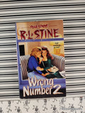 Vintage 1995 1st Printing Wrong Number 2 Fear Street Softcover