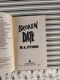 Vintage 1991 Broken Date by R.L. Stine Softcover
