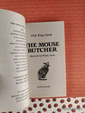 Vintage 1981 1st Printing The Mouse Butcher by Dick King-Smith Softcover, Like New