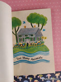 Vintage 1974 1st Printing Too Many Animals TW2907 Scholastic Softcover