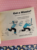 Vintage 1975 1st Printing Got a Minute? Quick Science Experiments... TW2888 Scholastic Softcover, Like New