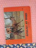 Vintage 1973 1st Printing Animals at Work TW2381 Scholastic Softcover, Like New