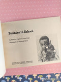 Vintage 1974 1st Printing Bunnies in School TW2510 Scholastic Softcover, Like New