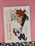 Vintage 1971 2nd Printing Just in Time for the King's Birthday TW1794 Scholastic Softcover
