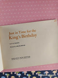 Vintage 1971 2nd Printing Just in Time for the King's Birthday TW1794 Scholastic Softcover