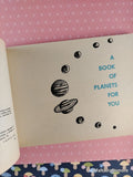Vintage 1970 A Book of Planets for You TW3834 Scholastic Softcover, Like New