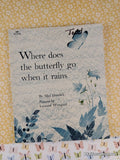 Vintage 1968 1st Printing Where Does the Butterfly Go When it Rains TJ1175 Scholastic Softcover