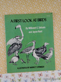 Vintage 1973 A First Look at Birds TJ3152 Scholastic Softcover