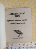 Vintage 1973 A First Look at Birds TJ3152 Scholastic Softcover