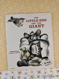 Vintage 1977 1st Printing The Little Hen and the Giant TJ4444 Scholastic Softcover