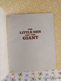 Vintage 1977 1st Printing The Little Hen and the Giant TJ4444 Scholastic Softcover