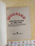 Vintage 1975 Wuzzles Little Word Puzzles TJ3027 Scholastic Softcover