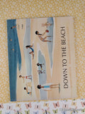 Vintage 1974 1st Printing Down to the Beach TJ2233 Scholastic Softcover, Like New