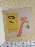 Vintage 1971 3rd Printing Puppet Party TJ1994 Scholastic Softcover, Like New