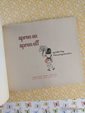 Vintage 1968 1st Printing Apron On Apron Off TJ1096 Scholastic Softcover