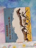 Vintage 1975 1st Printing Horses: How They Came to Be by Julian May Scholastic Softcover