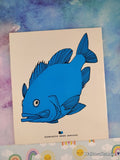 Vintage 1972 A First Look at Fish TJ4310 Scholastic Softcover, Like New