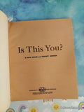Vintage 1968 1st Printing Is This You? TJ567 Scholastic Softcover