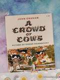Vintage 1975 1st Printing A Crowd of Cows TJ3016 Scholastic Softcover