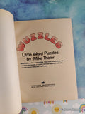Vintage 1975 Wuzzles Little Word Puzzles TJ3027 Scholastic Softcover