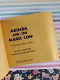 Vintage 1976 1st Printing Akimba and the Magic Cow TJ2958 Scholastic Softcover