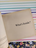 Vintage 1968 1st Printing What's Inside? The Story of an Egg TJ1242 Scholastic Softcover
