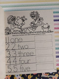 Vintage 1979 & Andy Learn to Count Sticker/Activity Book Whitman Softcover, Like New