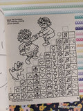 Vintage 1979 & Andy Learn to Count Sticker/Activity Book Whitman Softcover, Like New