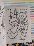 Vintage 1981 Raggedy Ann Paint Book Whitman Softcover, Like New