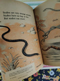 Vintage 1973 1st Printing Let's Find Out About Snakes Reader's Digest Softcover