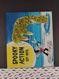 Vintage 1980 1st Printing Spooky Action Cut-Outs Scholastic Softcover, Like New