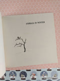 Vintage 1963 Animals in Winter Scholastic Softcover, Like New