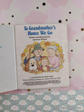 Vintage 1986 To Grandmother's House We Go First Little Golden Book Miniature Hardcover