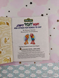 Vintage 1997 Sesame Street: Zip! Pop! Hop! & Other Fun Words to Say First Little Golden Book Miniature Hardcover