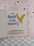 Vintage 1982 Disney's Bambi & the Butterfly First Little Golden Book Miniature Hardcover