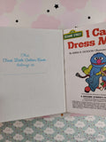 Vintage 1995 Sesame Street: I Can Dress Myself First Little Golden Book Miniature Hardcover