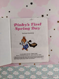 Vintage 1990 Pinky's First Spring Day First Little Golden Book Miniature Hardcover