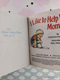 Vintage 1991 I Like to Help My Mommy First Little Golden Book Miniature Hardcover