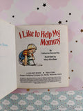 Vintage 1991 I Like to Help My Mommy First Little Golden Book Miniature Hardcover