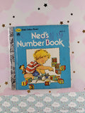 Vintage 1981 Ned's Number Book First Little Golden Book Miniature Hardcover